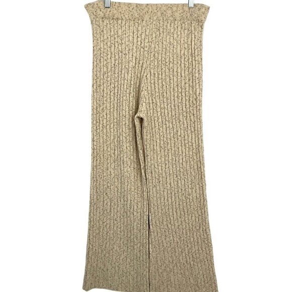 Heartloom Nakita Knit Pant Women's L Taupe OatmealWide Leg Drawstring Lounge - Picture 6 of 9